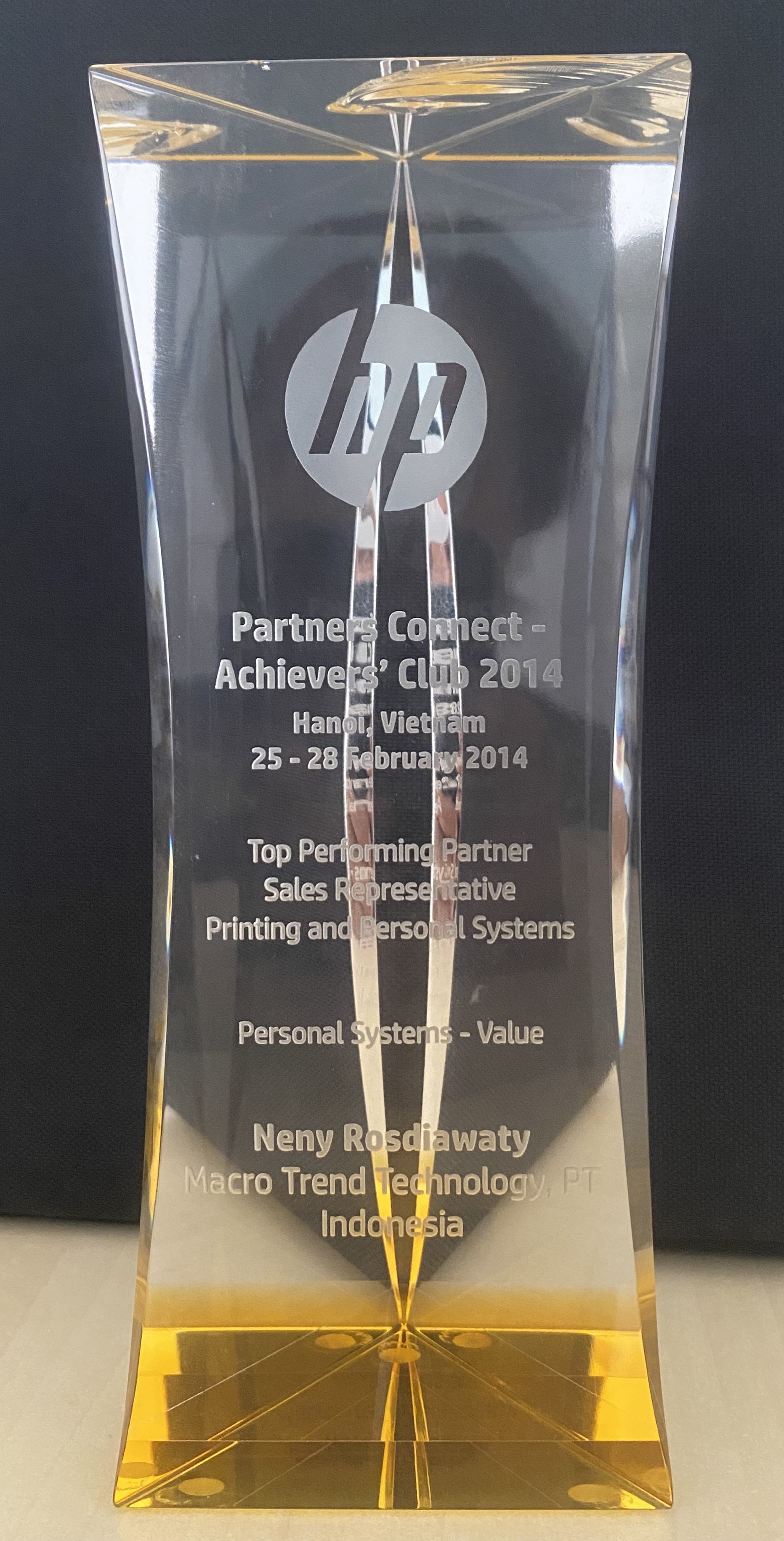 HP Partners Coonect Achievers Club 2014