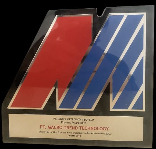 SYNNEX METRODATA INDONESIA Present Awwarded 2012-2013